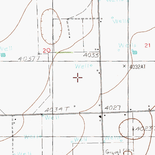 Topographic Map of 06009 Water Well, NM