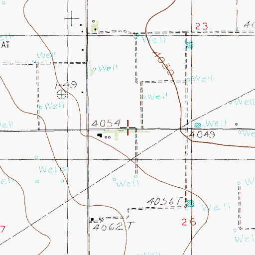 Topographic Map of 06015 Water Well, NM