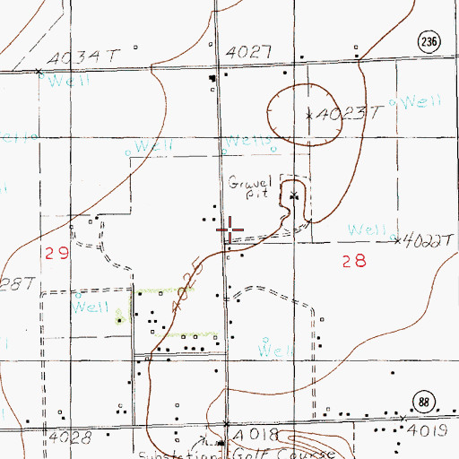 Topographic Map of 10803 Water Well, NM