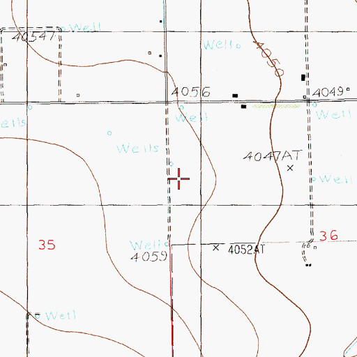 Topographic Map of 12317 Water Well, NM
