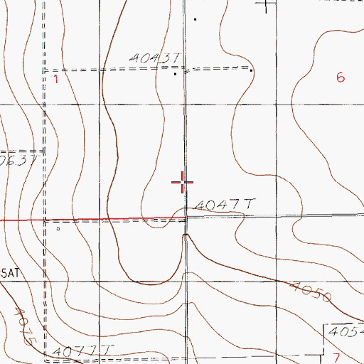 Topographic Map of 12681 Water Well, NM