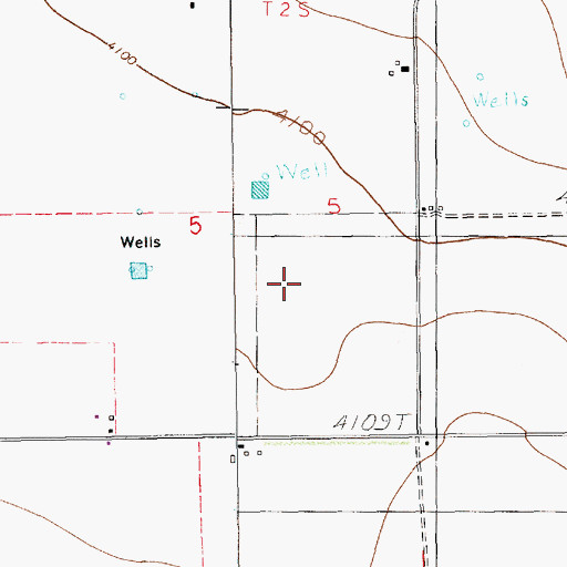 Topographic Map of 12226 Water Well, NM