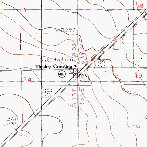 Topographic Map of 10884 Water Well, NM