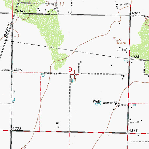 Topographic Map of 10175 Water Well, NM