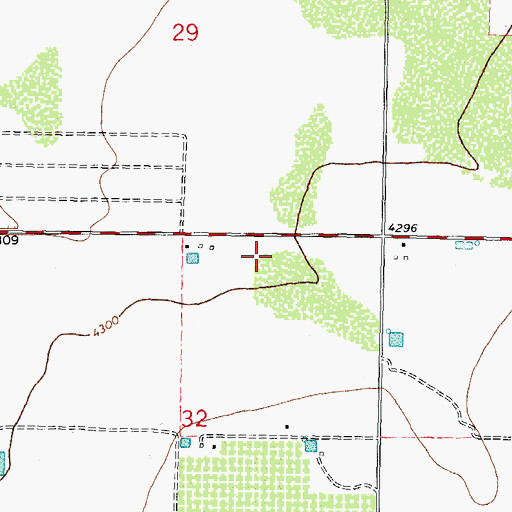 Topographic Map of 00510 Water Well, NM