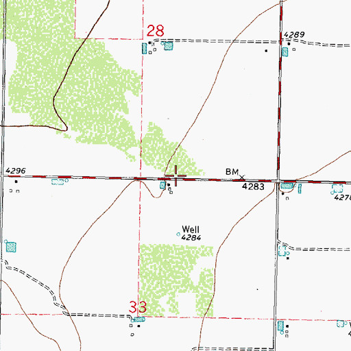 Topographic Map of 00520 Water Well, NM