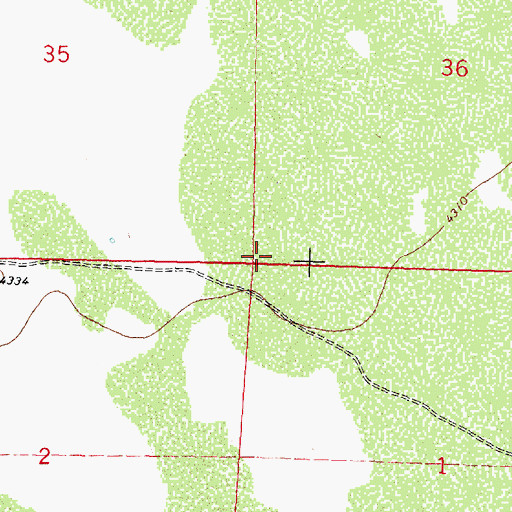 Topographic Map of 10222 Water Well, NM