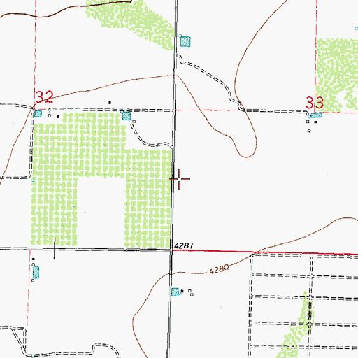 Topographic Map of 10200 Water Well, NM