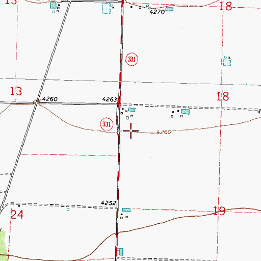 Topographic Map of 00703 Water Well, NM