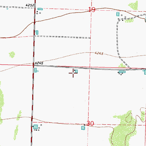 Topographic Map of 00738 Water Well, NM