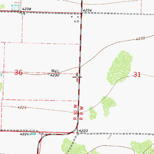 Topographic Map of 06008 Water Well, NM