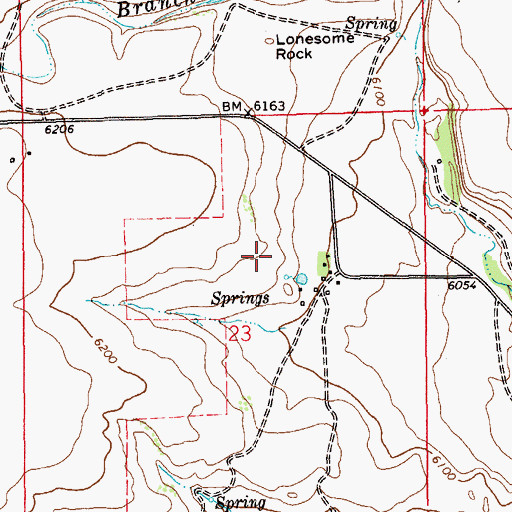 Topographic Map of Hittson, NM