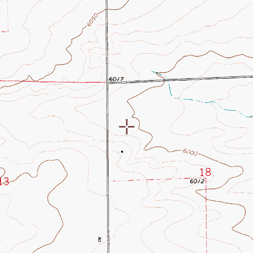 Topographic Map of Green, NM