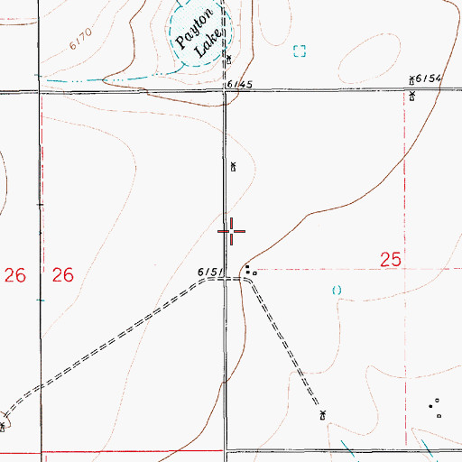 Topographic Map of Feltens, NM