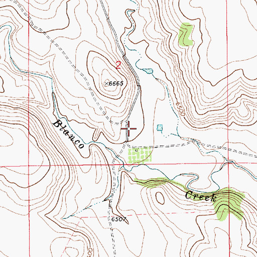 Topographic Map of Favor, NM