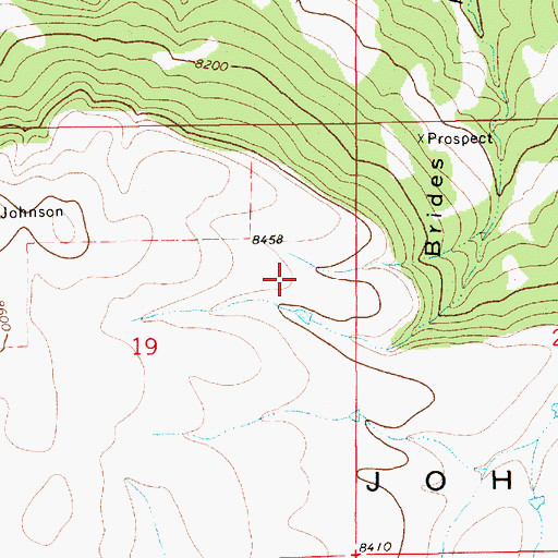 Topographic Map of Guerra, NM