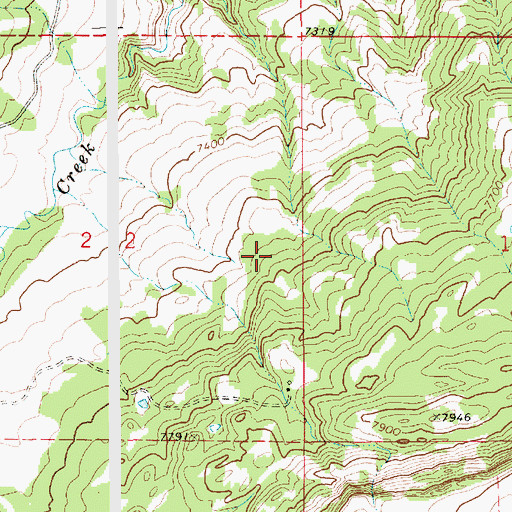 Topographic Map of Demcheck, NM