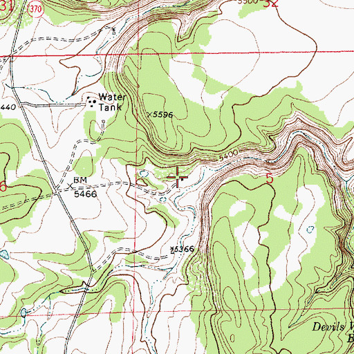 Topographic Map of SHD, NM