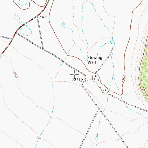 Topographic Map of Duran, NM