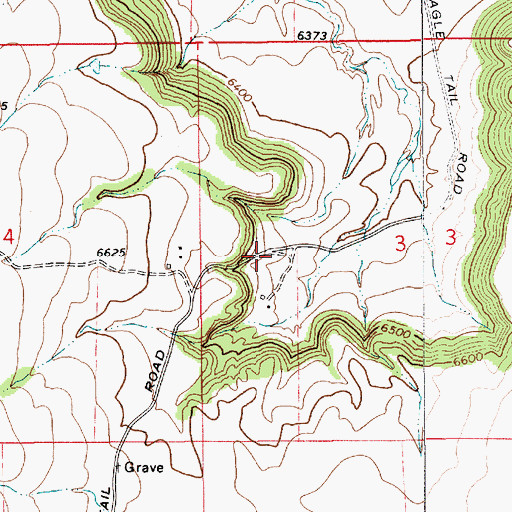 Topographic Map of Romero, NM