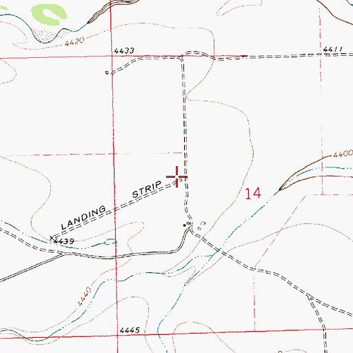 Topographic Map of Quimby, NM