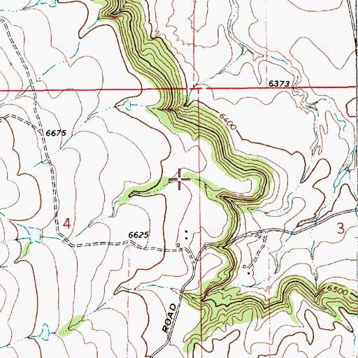 Topographic Map of Trujillo, NM