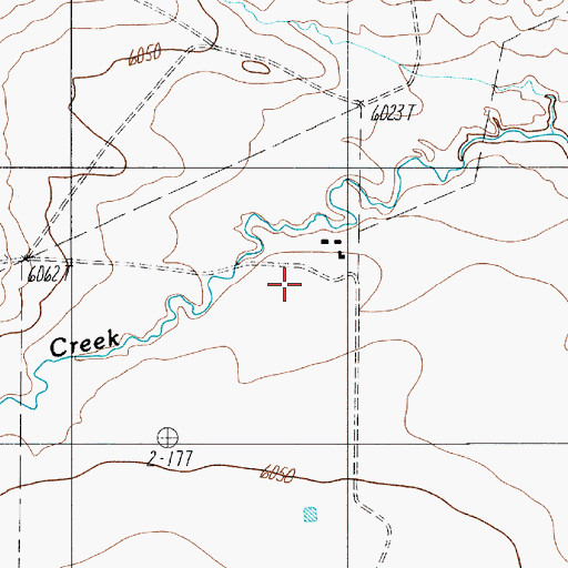 Topographic Map of Crawford, NM