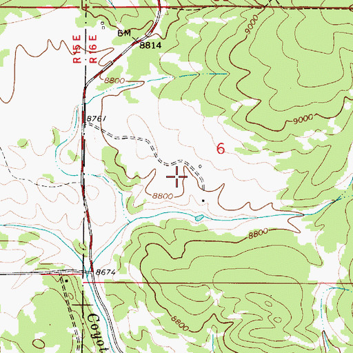 Topographic Map of Torres, NM