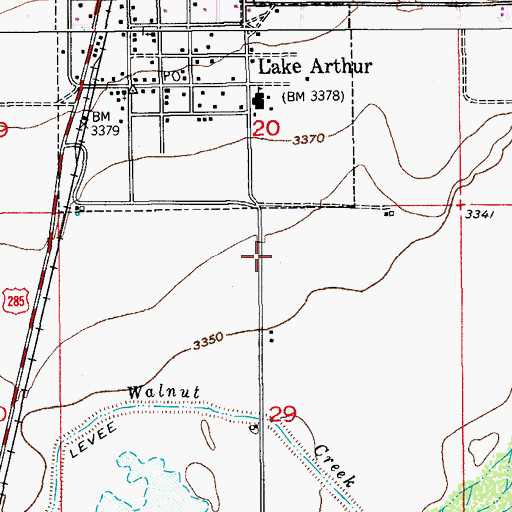Topographic Map of 05347 Water Well, NM