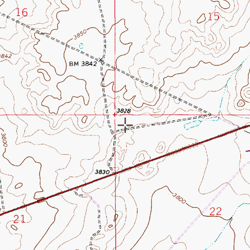 Topographic Map of 06234 Water Well, NM