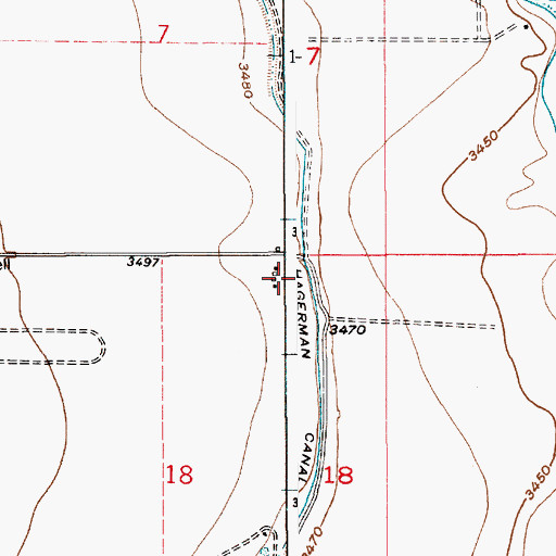 Topographic Map of 05159 Water Well, NM