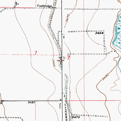 Topographic Map of 10189 Water Well, NM