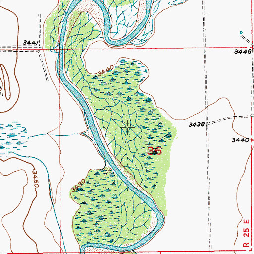 Topographic Map of 12908 Water Well, NM