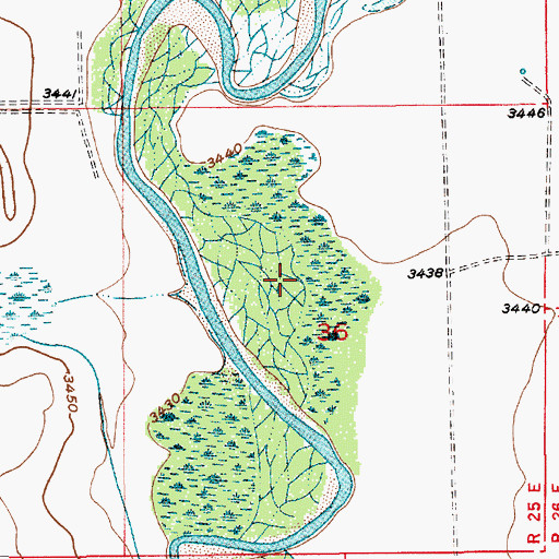 Topographic Map of 12904 Water Well, NM