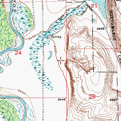 Topographic Map of 06047 Water Well, NM