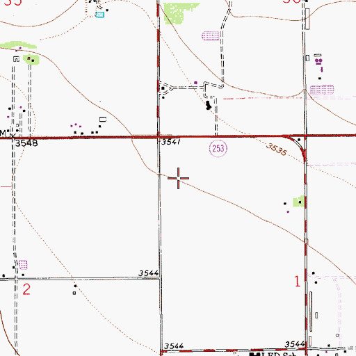 Topographic Map of 13301 Water Well, NM