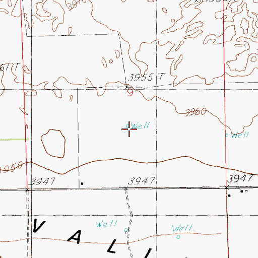 Topographic Map of 11714 Water Well, NM