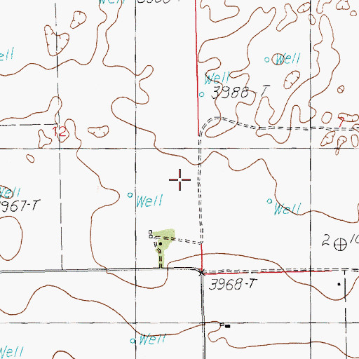 Topographic Map of 10112 Water Well, NM