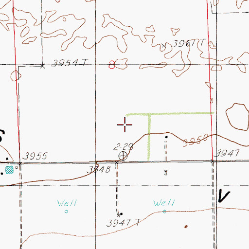 Topographic Map of 12401 Water Well, NM