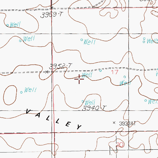 Topographic Map of 12000 Water Well, NM