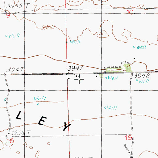 Topographic Map of 12402 Water Well, NM