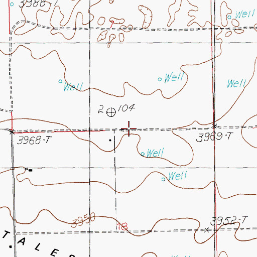 Topographic Map of P-2405-F-S-2 Water Well, NM