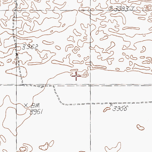 Topographic Map of 10959 Water Well, NM