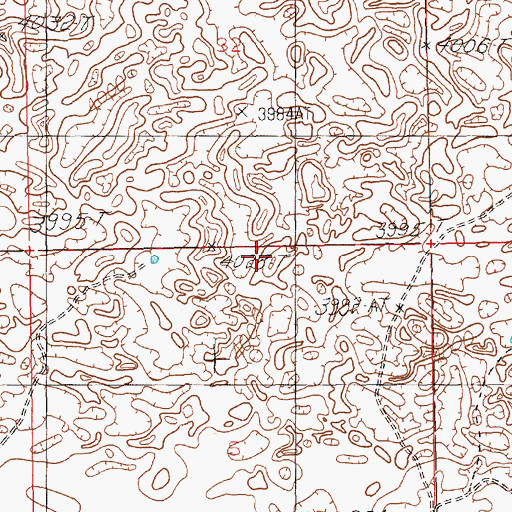 Topographic Map of 12123 Water Well, NM