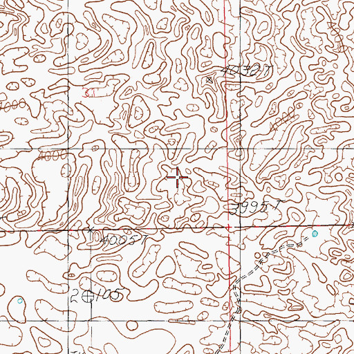 Topographic Map of 10744 Water Well, NM