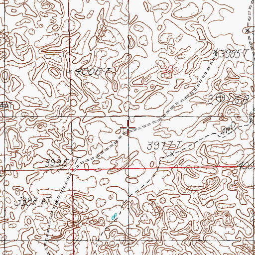 Topographic Map of 10745 Water Well, NM