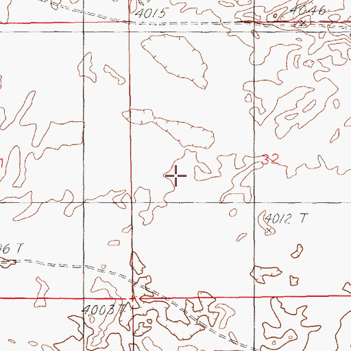 Topographic Map of 10729 Water Well, NM