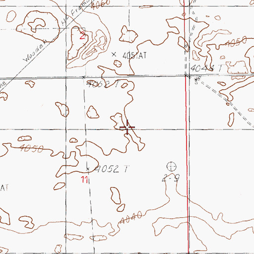 Topographic Map of 10073 Water Well, NM