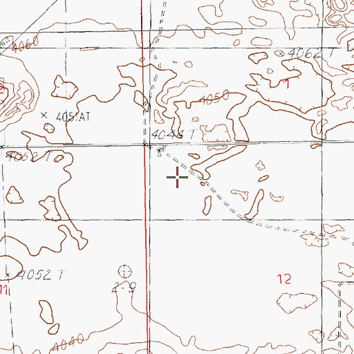 Topographic Map of 10812 Water Well, NM