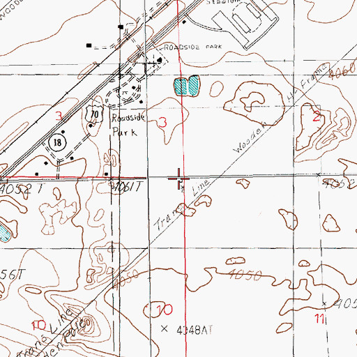 Topographic Map of 11699 Water Well, NM